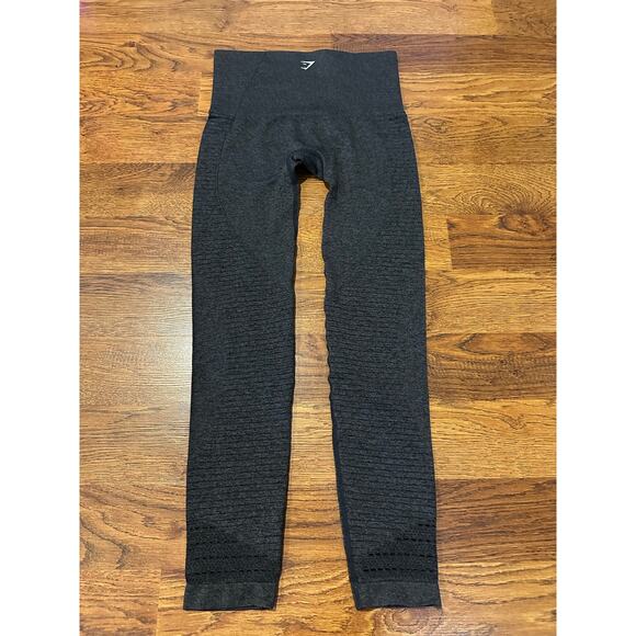 Gymshark Women's Everyday Seamless Leggings – Gray – Size Small Fitness Girl - Picture 2 of 10